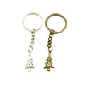 Metal Christmas Tree Star Keychain Holiday Gift view 5