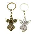 Zinc Alloy Simple Angel Keychain Bag Charm Gift – Antique Copper view 5