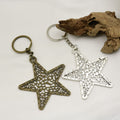 Zinc Alloy Minimal Five Point Star Keychain Bag Charm view 4