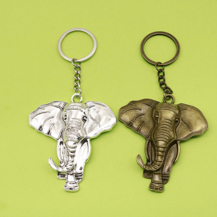 Zinc Alloy Elephant Keychain Key Ring Bag Charm Gift