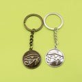 Metal Ancient Egyptian Eye Keychain Bag Charm view 1