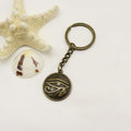 Metal Ancient Egyptian Eye Keychain Bag Charm view 6