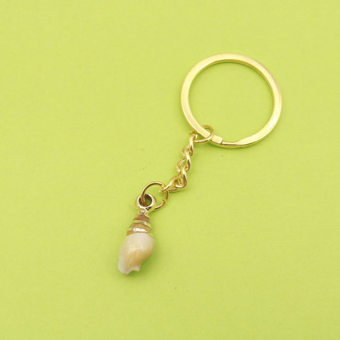 Acrylic Shell Cloud Scallop Keychain Bag Charm