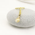 Acrylic Shell Cloud Scallop Keychain Bag Charm view 3