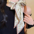 Ethnic Floral Fabric Scarf Print Sweater Necklace Vintage Neck And Waist Chain For Women view 3