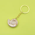 Acrylic Two Tone Shell Cloud Scallop Keychain DIY Gift view 1