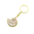 Acrylic Two Tone Shell Cloud Scallop Keychain DIY Gift view 5