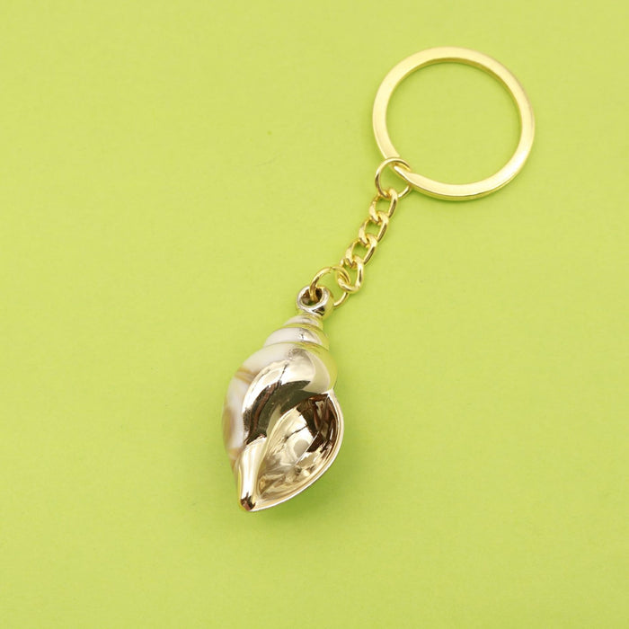 Acrylic Shell Cloud Scallop Keychain DIY Bag Charm (6630)