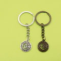 Zinc Alloy OM Symbol Keychain Yoga Gift Bag Charm view 1