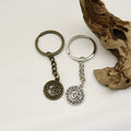 Zinc Alloy OM Symbol Keychain Yoga Gift Bag Charm view 4