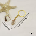Acrylic Two Tone Shell Keychain Handmade Bag Charm Gift view 2
