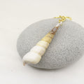 Acrylic Two Tone Cloud Scallop Shell Keychain For Bag Charm view 3