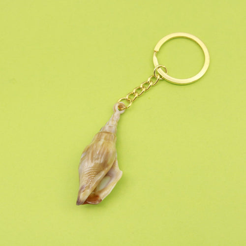 Acrylic Cloud Scallop Shell Keychain Handmade DIY Gift