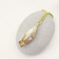 Acrylic Cloud Scallop Shell Keychain Handmade DIY Gift view 3