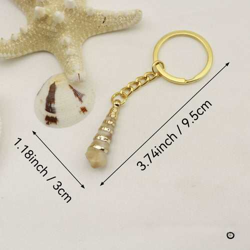 Acrylic Scallop Shell Cloud Keychain Handmade Bag Charm Gift