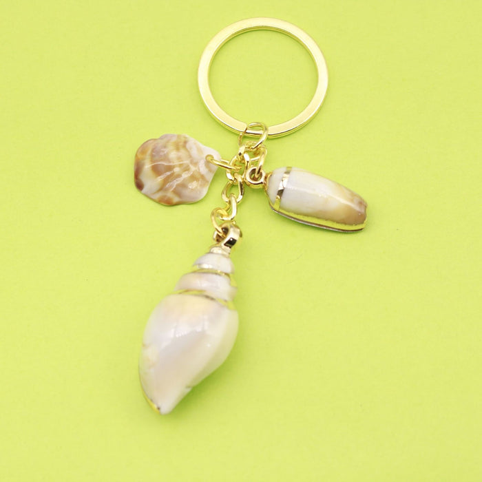 Acrylic Shell Cloud Scallop Keychain DIY Bag Charm Gift