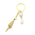 Acrylic Shell Keychain DIY Bag Charm – Gold view 5