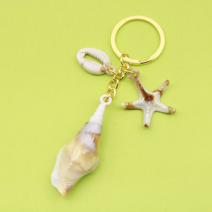 Acrylic Shell Scallop Keychain DIY Bag Charm