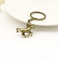 Zinc Alloy Running Horse Keychain Car Key Ring Gift view 4