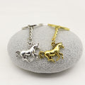 Zinc Alloy Running Horse Keychain Car Key Ring Gift view 3