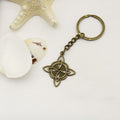 Zinc Alloy Minimal Celtic Knot Keychain Key Ring Gift view 6