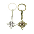 Zinc Alloy Minimal Celtic Knot Keychain Key Ring Gift view 5
