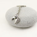 Zinc Alloy Minimalist Horse Head Keychain Bag Charm view 3