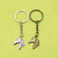 Zinc Alloy Minimalist Horse Head Keychain Bag Charm view 1