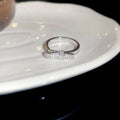 18K Gold Plated Copper Zircon Bow Open Ring For Women Light Luxury Fashion Finger Jewelry view 4