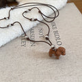 Copper Enamel Cartoon Puppy Pendant Sweater Necklace Cute Vacation Style Women's Collarbone Chain view 4