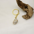 Acrylic Two Tone Shell Cloud Scallop Keychain DIY Bag Charm view 4