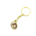 Acrylic Two Tone Shell Cloud Scallop Keychain DIY Bag Charm view 5