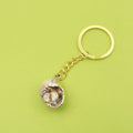 Acrylic Two Tone Shell Cloud Scallop Keychain DIY Bag Charm view 1