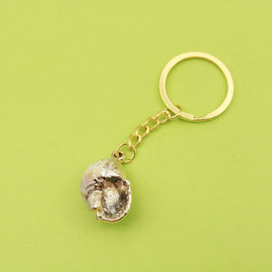 Acrylic Two Tone Shell Cloud Scallop Keychain DIY Bag Charm