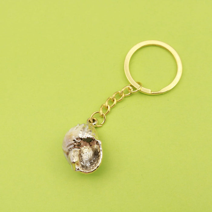 Acrylic Two Tone Shell Cloud Scallop Keychain DIY Bag Charm