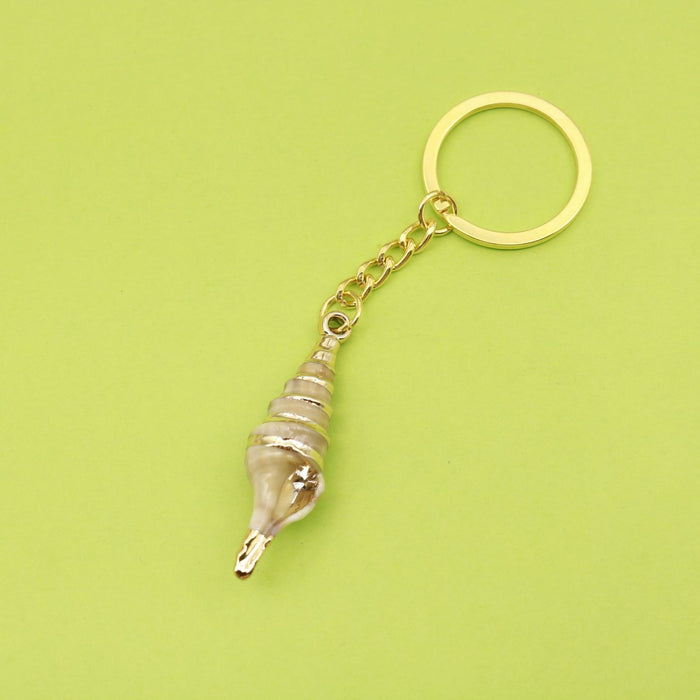 Acrylic Shell Cloud Scallop Keychain DIY Bag Charm (6461)