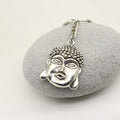 Zinc Alloy Buddha Head Pendant Keychain Bag Charm Gift view 3