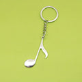 Zinc Alloy Music Note Keychain Bag Charm Gift view 1