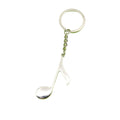 Zinc Alloy Music Note Keychain Bag Charm Gift view 5