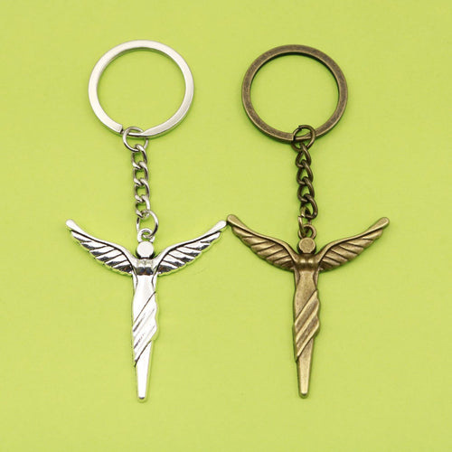 Zinc Alloy Angel Keychain Bag Charm Gift Key Ring