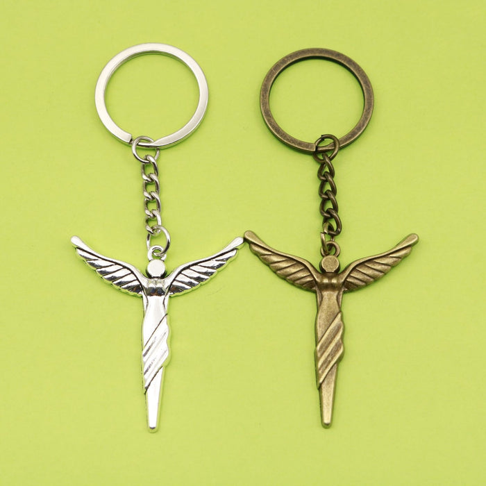 Zinc Alloy Angel Keychain Bag Charm Gift Key Ring