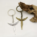 Zinc Alloy Angel Keychain Bag Charm Gift Key Ring view 4