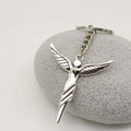Zinc Alloy Angel Keychain Bag Charm Gift Key Ring view 3