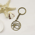 Metal Eye Of Horus Keychain Souvenir Gift Key Ring view 6