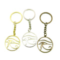 Metal Eye Of Horus Keychain Souvenir Gift Key Ring view 5