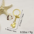 Zinc Alloy Squirrel And Pine Cone Keychain Cute Bag Charm view 2