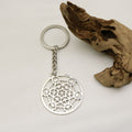 Antique Silver Zinc Alloy Metatron Cube Loose Metal Spacer Beads for DIY Jewelry Making view 4