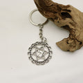 Metal Six Pointed Star Keychain Bag Charm Gift view 4
