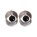 Minimalist Alloy Round Bead Twisted Wrinkle Pendant Drop Earrings Geometric Cool Style view 5