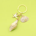 Acrylic Shell Cloud Scallop Keychain DIY Bag Charm (6966) view 1